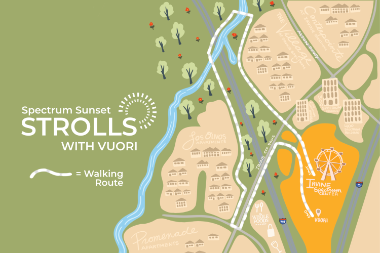 Spectrum Sunset Strolls Walking Route