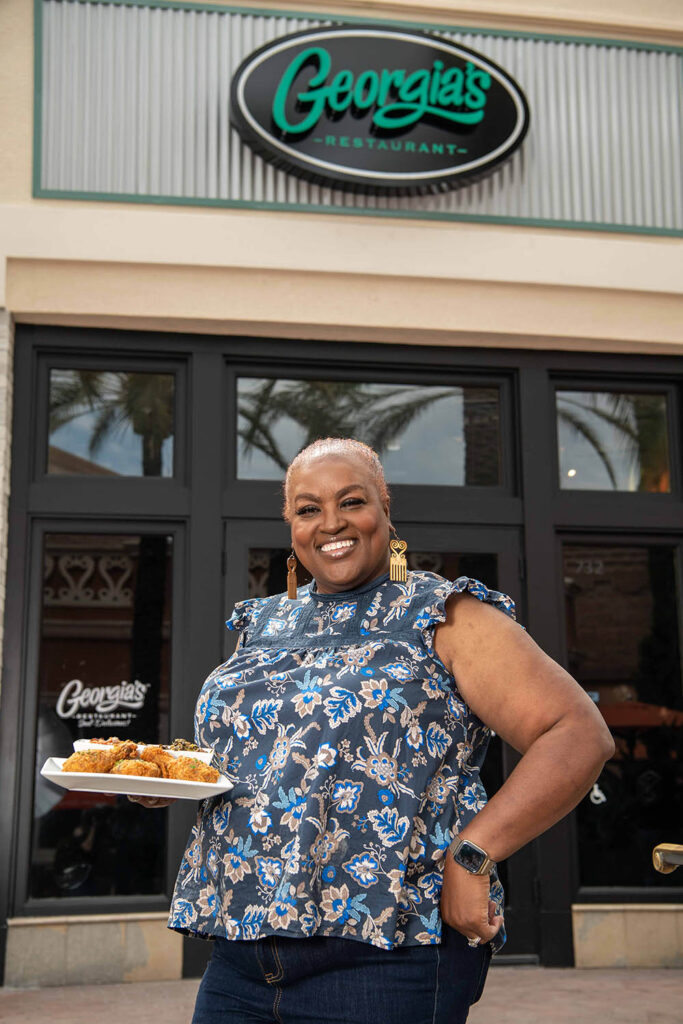 Nika Shoemaker-Machado brings family recipes to her Georgia's Restaurant. 